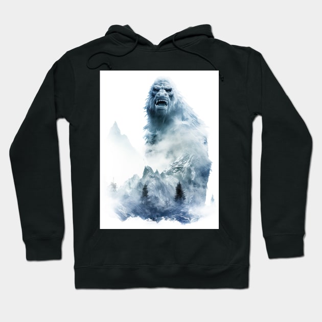 Yeti - Ghost Of The Mountain Hoodie by GaudaPrime31